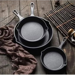 4pcs Cast Iron Skillet Set
