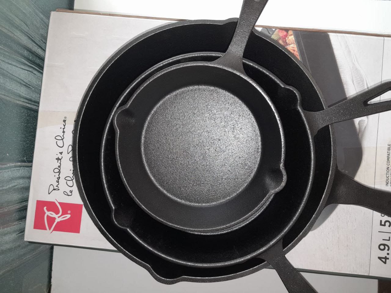 4pcs Cast Iron Skillet Set_1