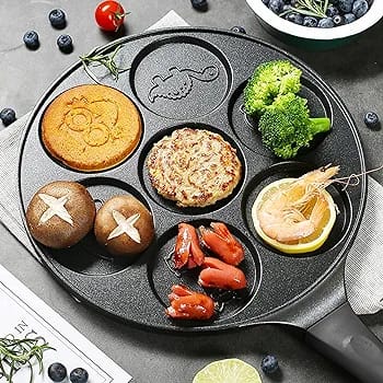 7 hole Non-Stick Pancake Pan_1