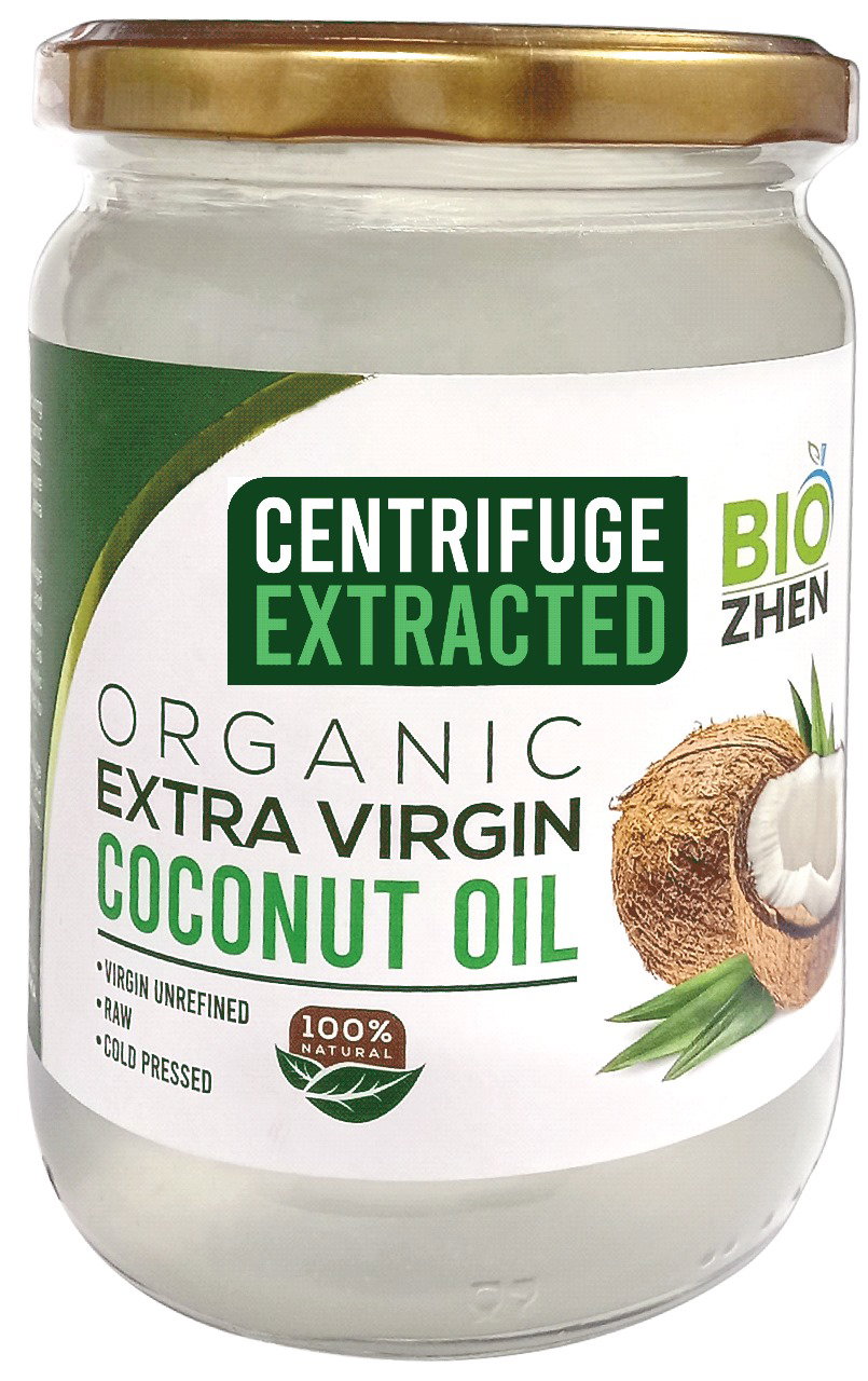Bio-Zhen Centrifuge Extracted Organic Extra Virgin Coconut Oil 500 ML_0