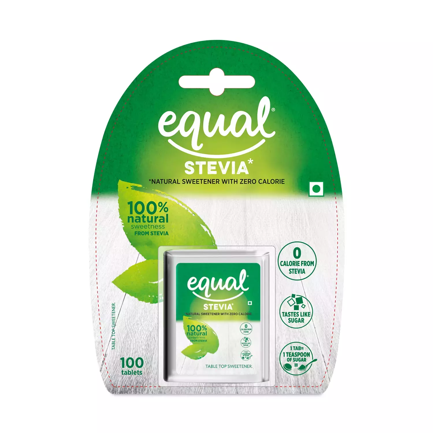 Equal Stevia Natural Sweetener Tablet 100's_0