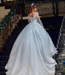ROBE DE MARIAGE PRINCESSE LONGUE TRAINE