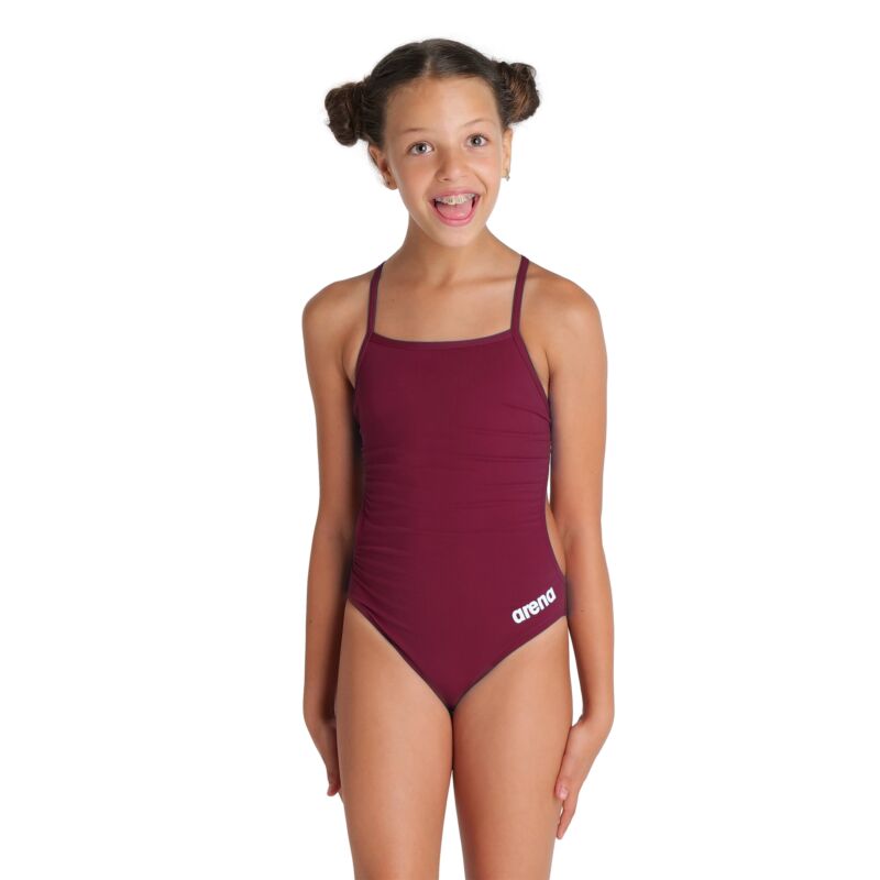 Arena Girl's Solid Team Challenge Swimsuit_6