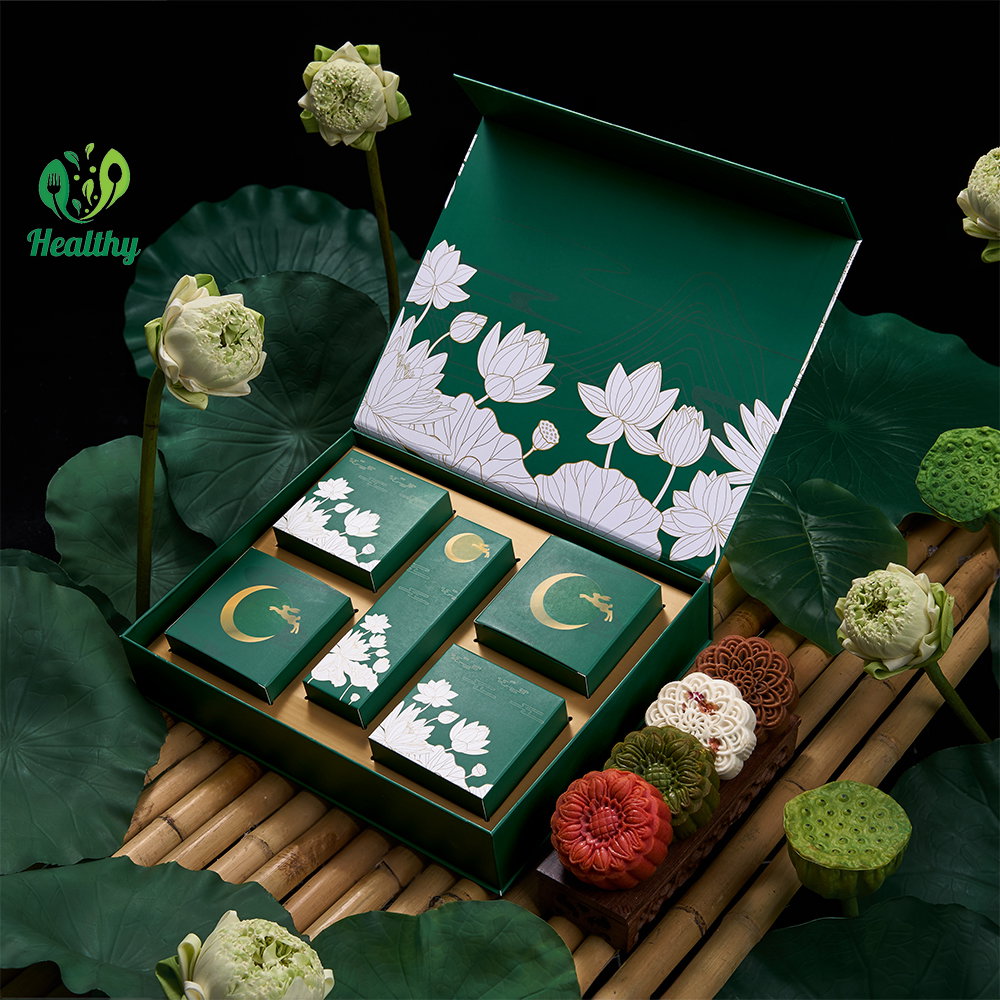 (Tự chọn) Hộp 4 Bánh Vân Nguyệt Thanh Sen_0