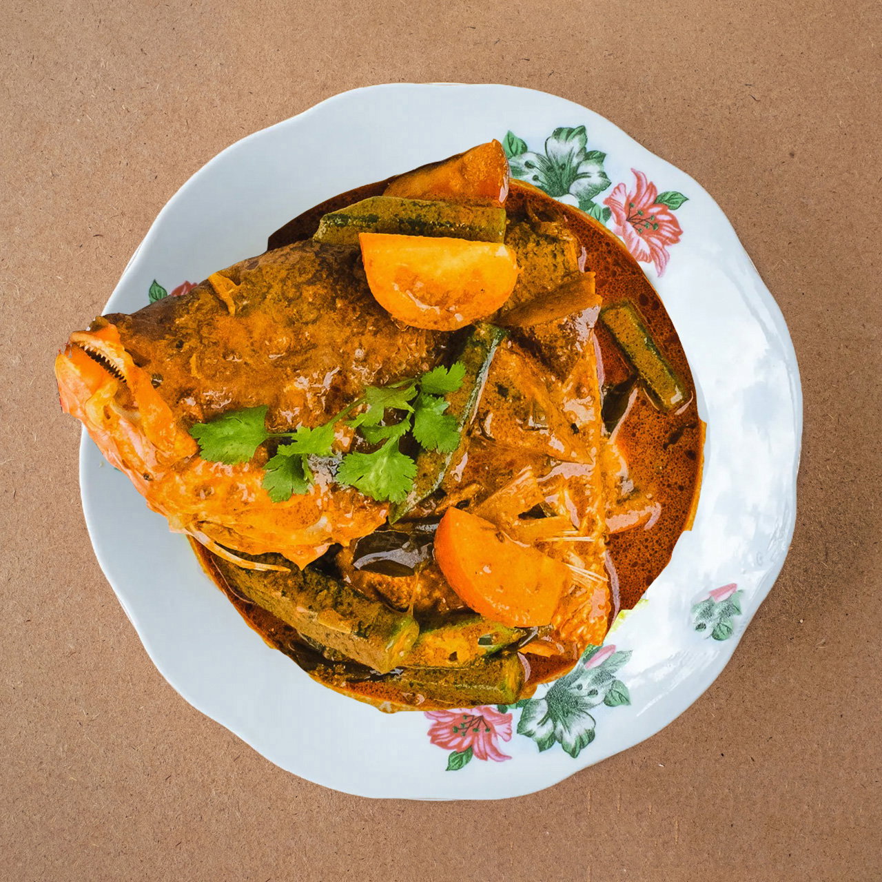 Kari Melayu Kepala Ikan Jenahak (15-30 Minit Preparation)