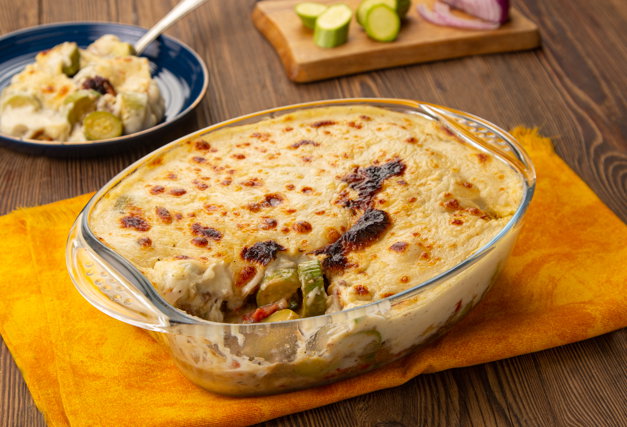 Zucchini Bechamel - كوسا بالشاميل_0