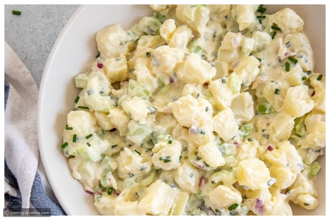Potatoes & Mayonnaise Salad - سلطة بطاطس بالنايونيز