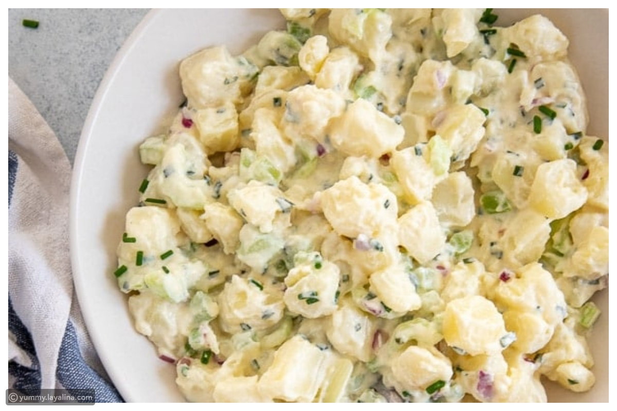 Potatoes & Mayonnaise Salad - سلطة بطاطس بالنايونيز_0