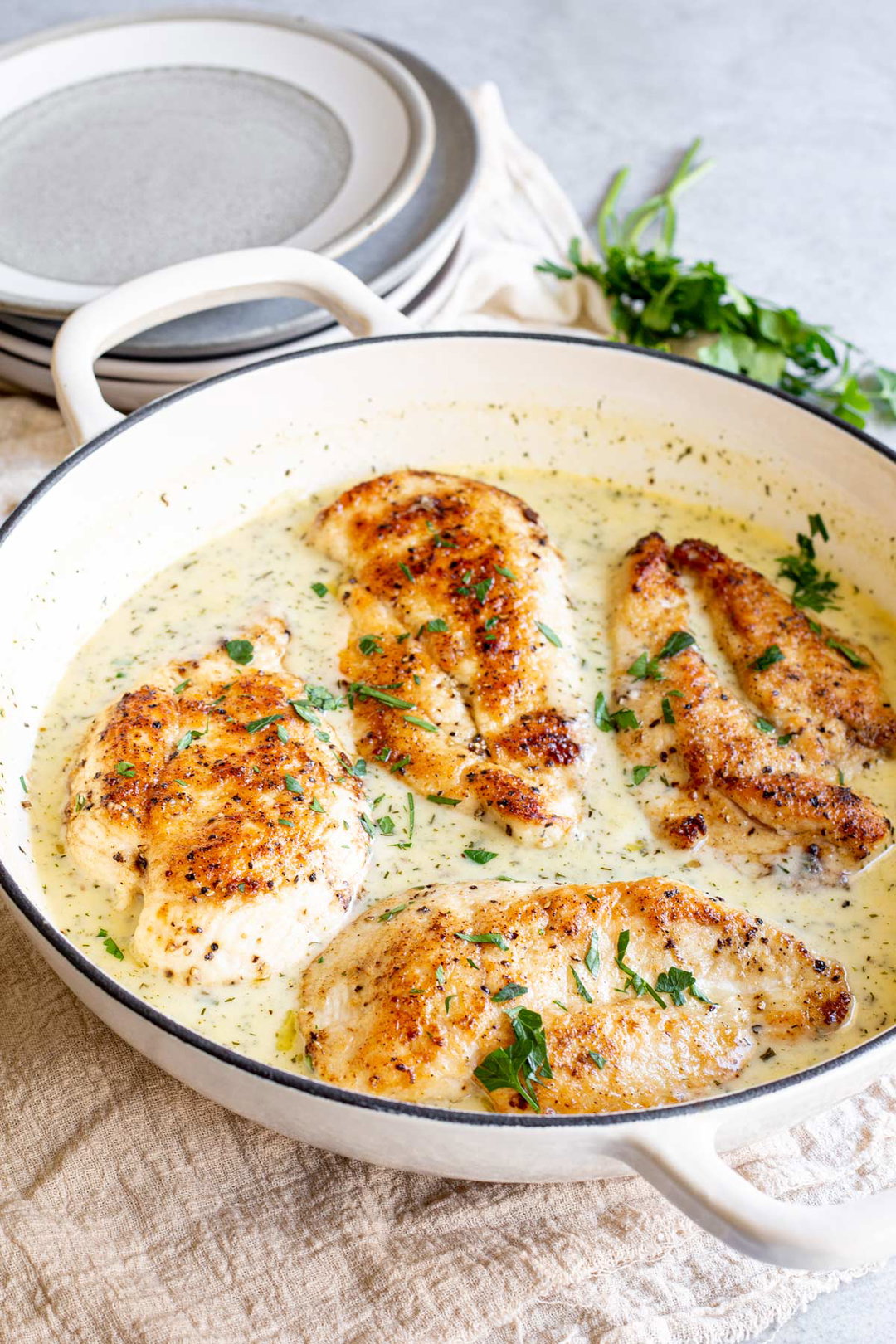 Creamy Ranch Chicken Breast - صدور دجاج بالرانش