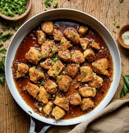 Honey Soy Chicken Cubes - مكعبات دجاج بالصويا والعسل