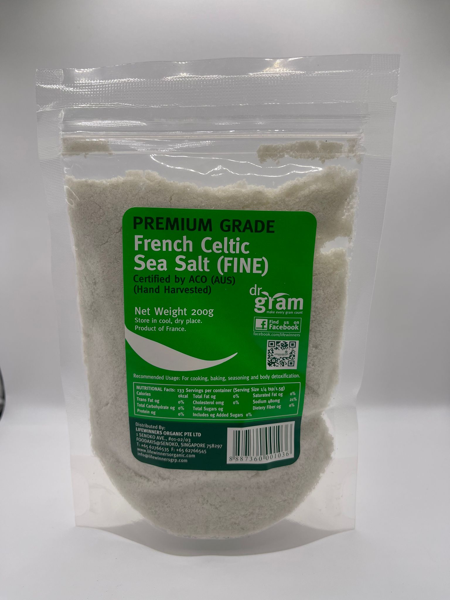 Dr Gram French Celtic Sea Salt (Fine)_0