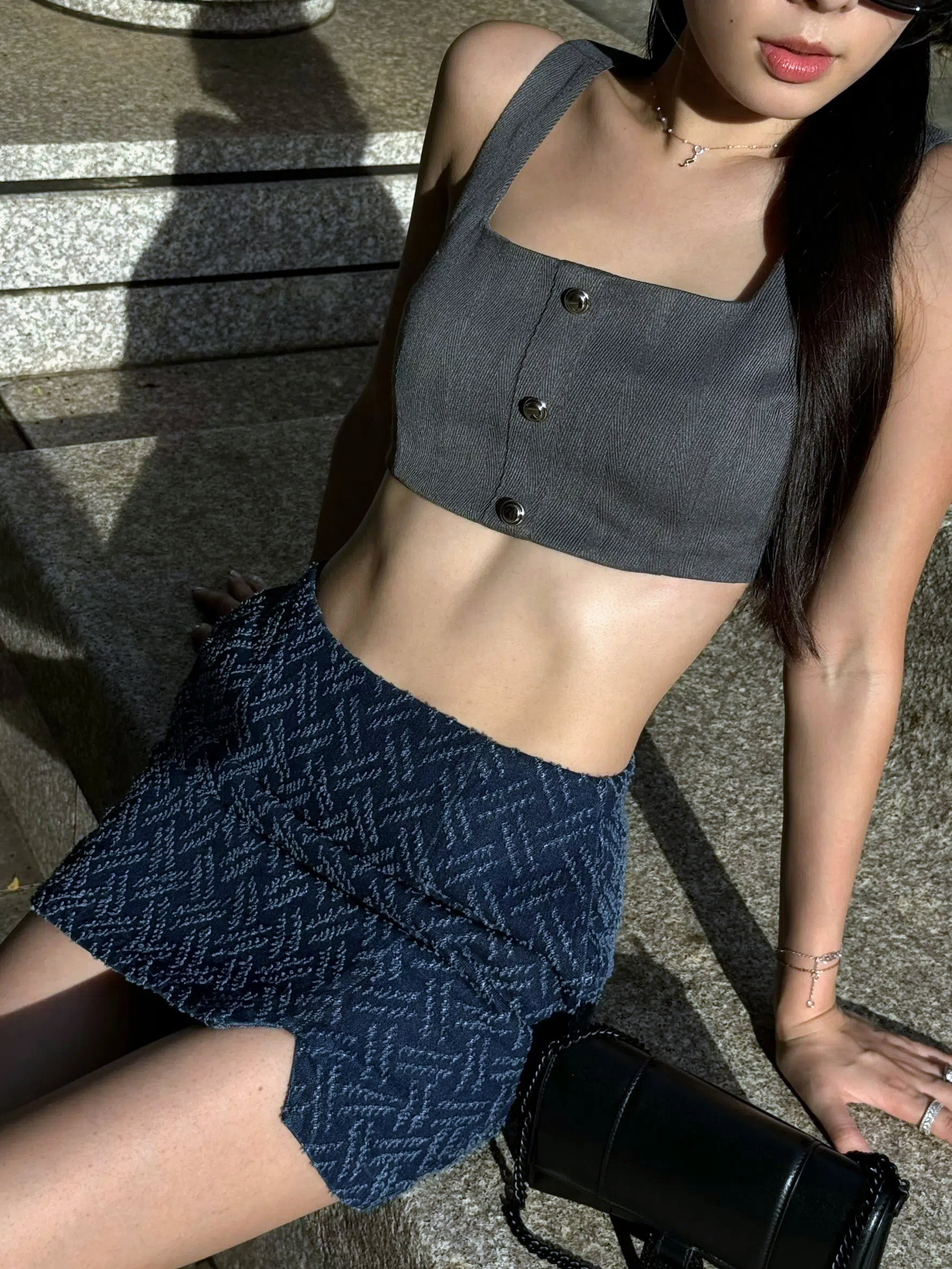 CLASSIC TIFFANY TOP (GREY)_2