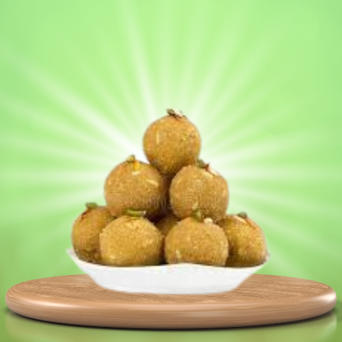 FRESH BESAN LADDU (GRAM FLOUR LADDU)_0