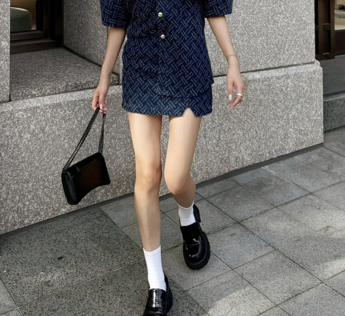 CHANTEL DENIM SKORT _4