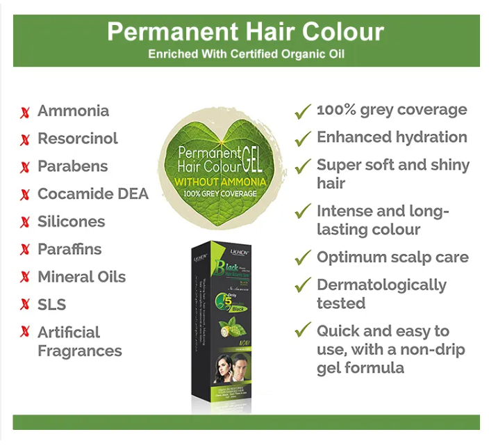 Lichen Hair Color Shampoo Black_2