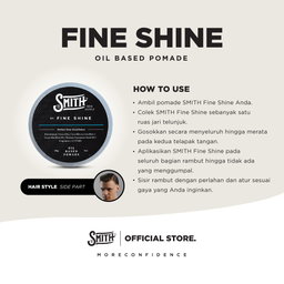 SMITH - Fine Shine Hair Pomade Oil Based 85gr