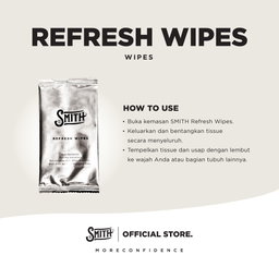 SMITH - Refresh Wipes - Face Wipes/Tisu Wajah 15pcs