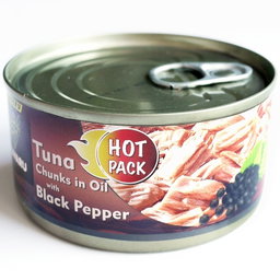 Tuna Chunks in Oil with Black Pepper 180G