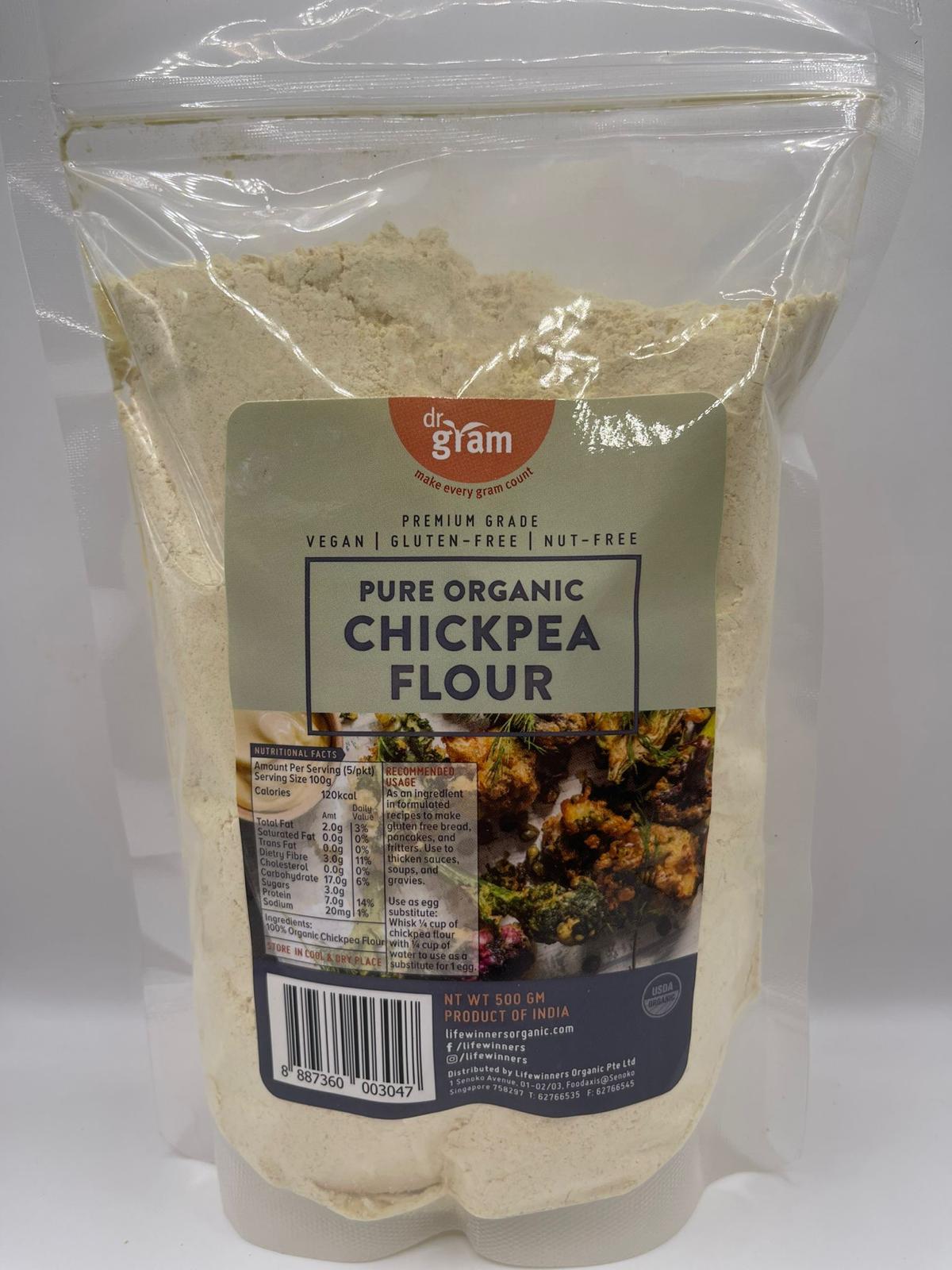 Pure Organic Chickpea Flour