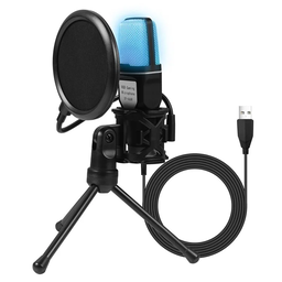 Microfone Condensador RGB