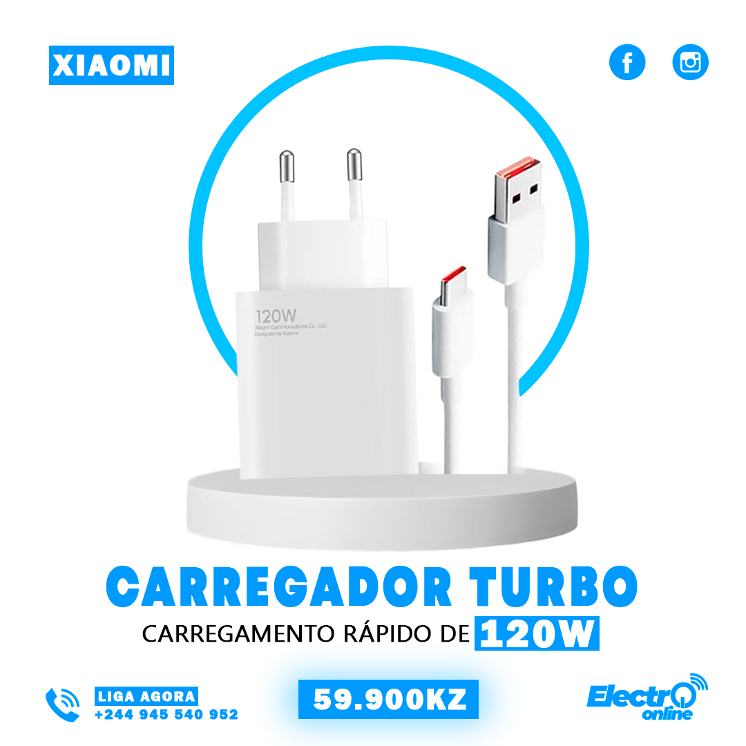 Carregador  Turbo 120W