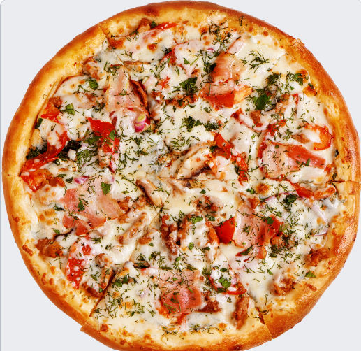 HAWAIIAN PIZZA (PINEAPPLE & HALAL HAM)