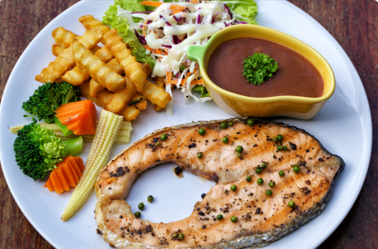 SALMON STEAK