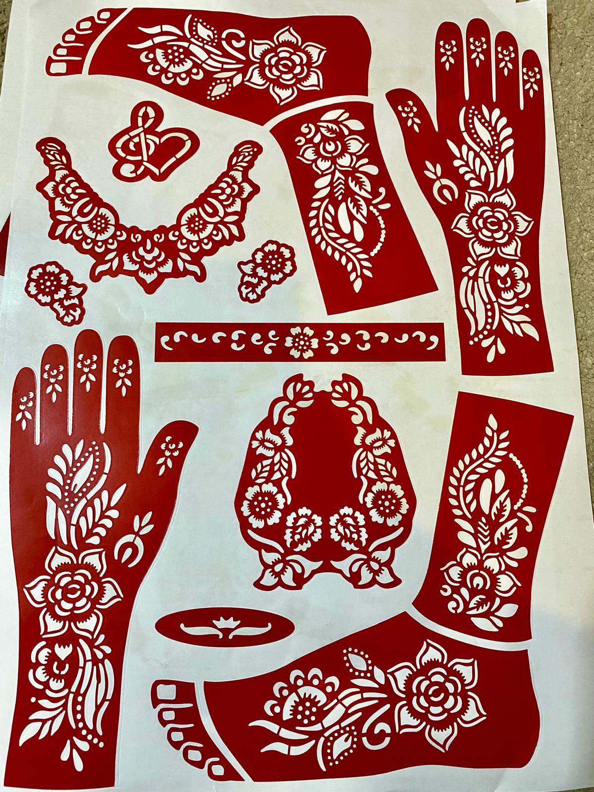 Henna stencil’s _0