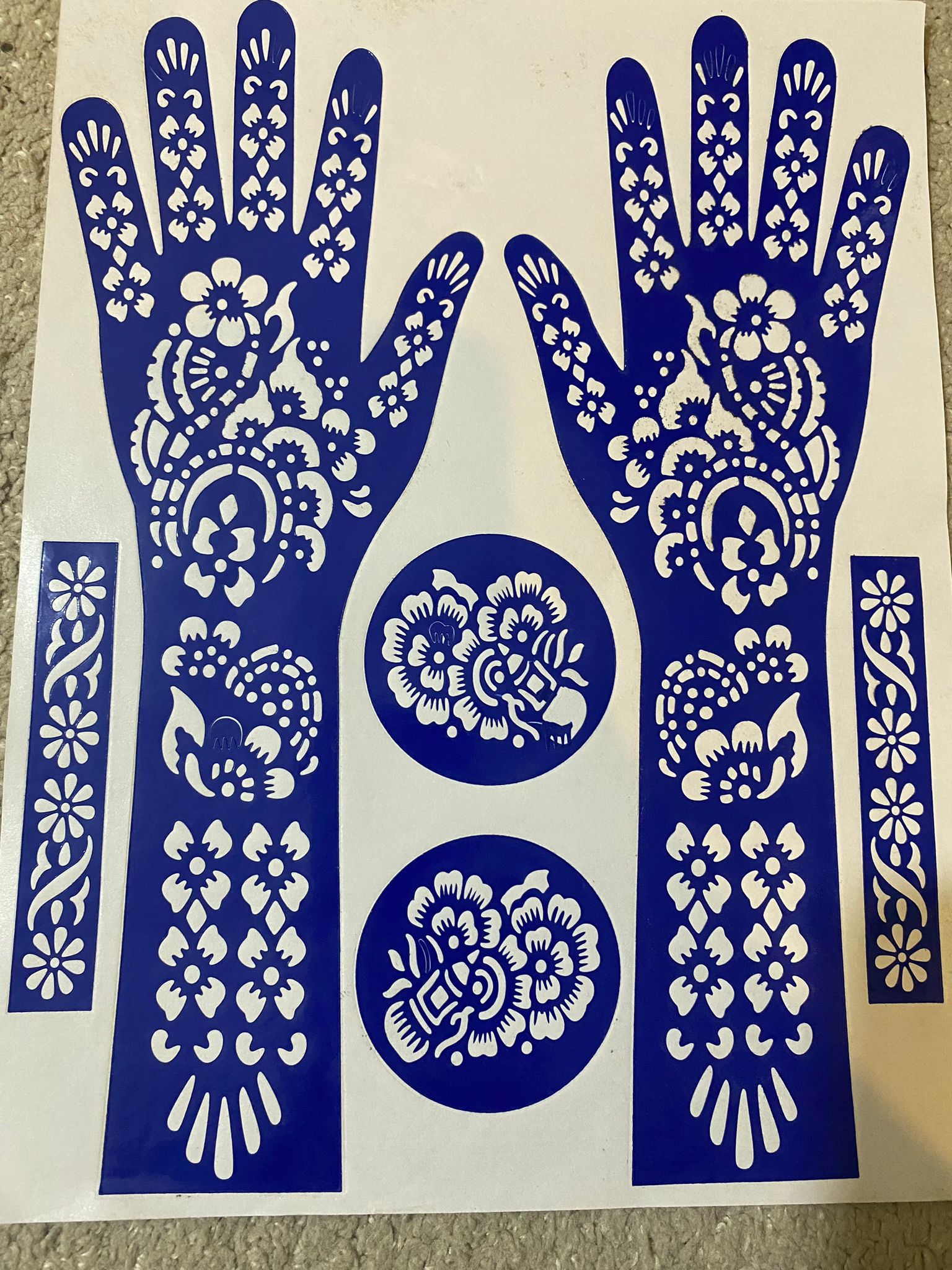 Henna stencil’s _1