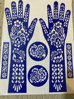 Henna stencil’s 