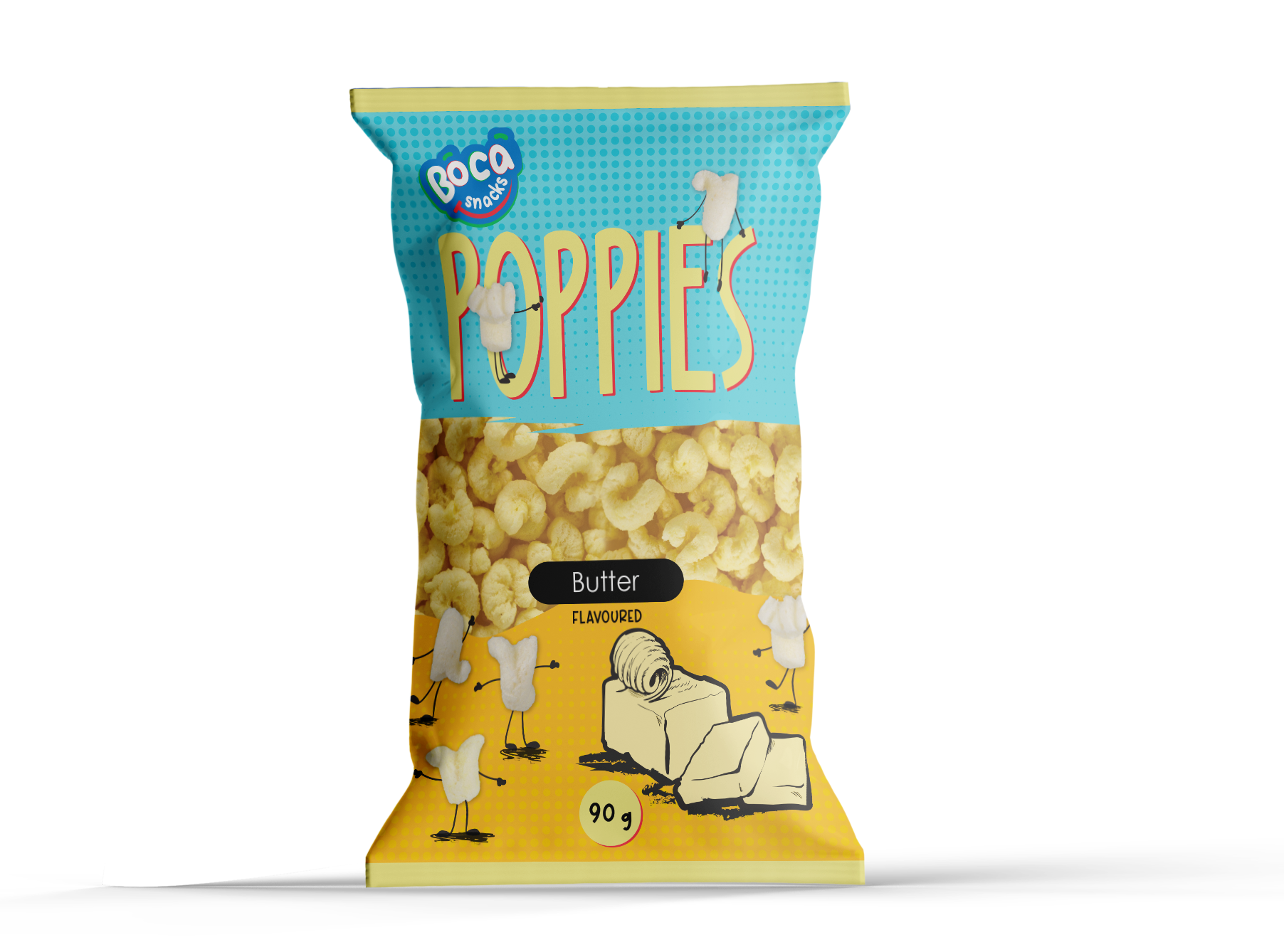 Boca Poppies  Butter Flavor 20x90gr  