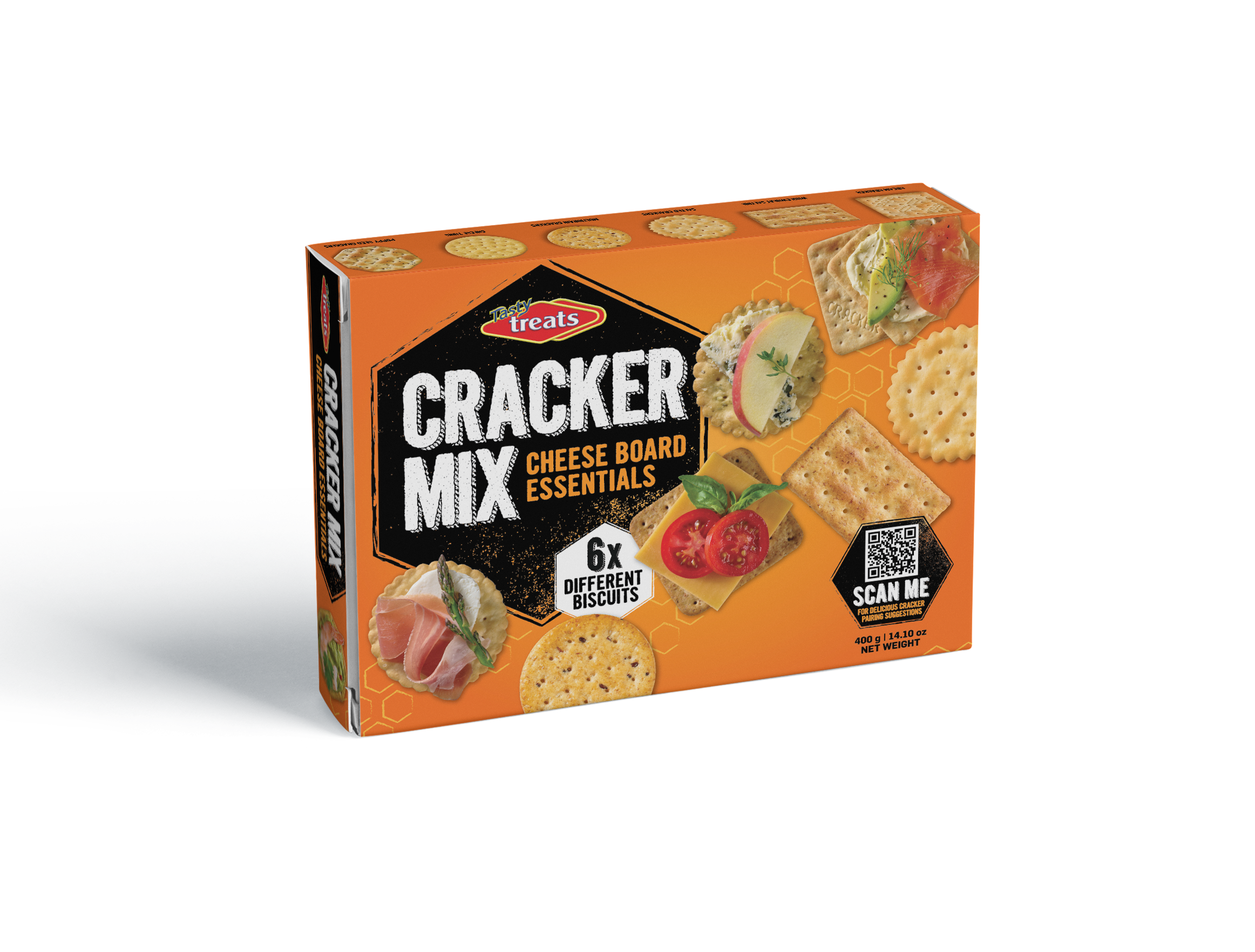 TASTY TREATS CRACKER MIX 400 GR.