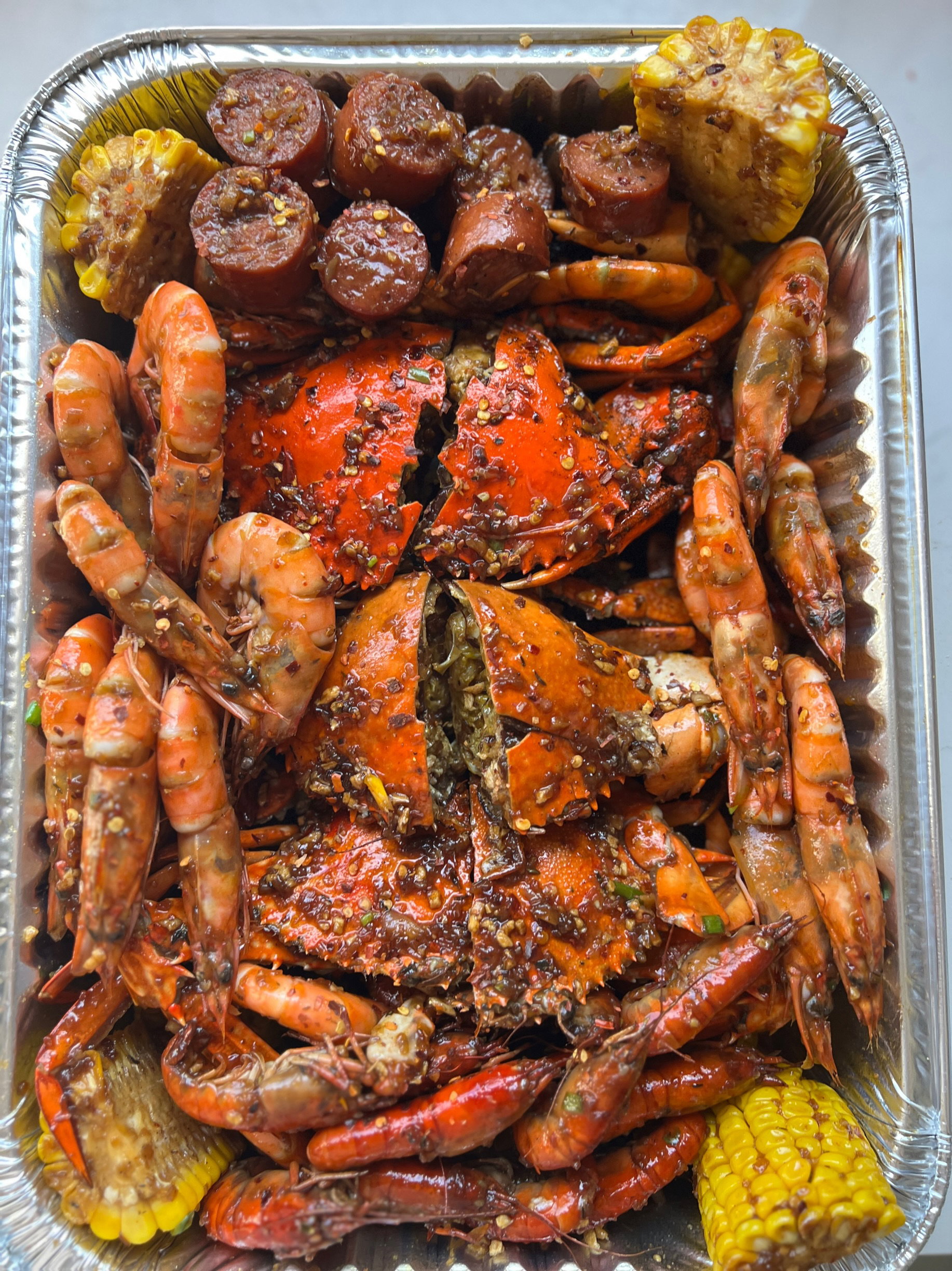 Southern Louisiana Spicy Seafood Boil _0