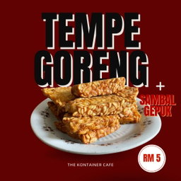 Tempe Goreng + Sambal Gepuk