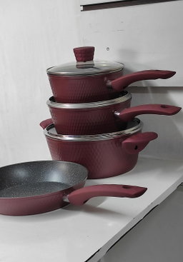 7pcs granite non-stick cookware set