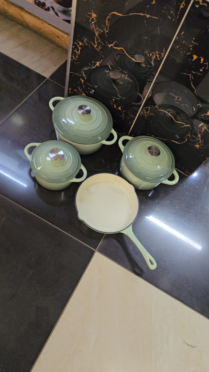 Enamel Cast Iron Cooking Pots_0