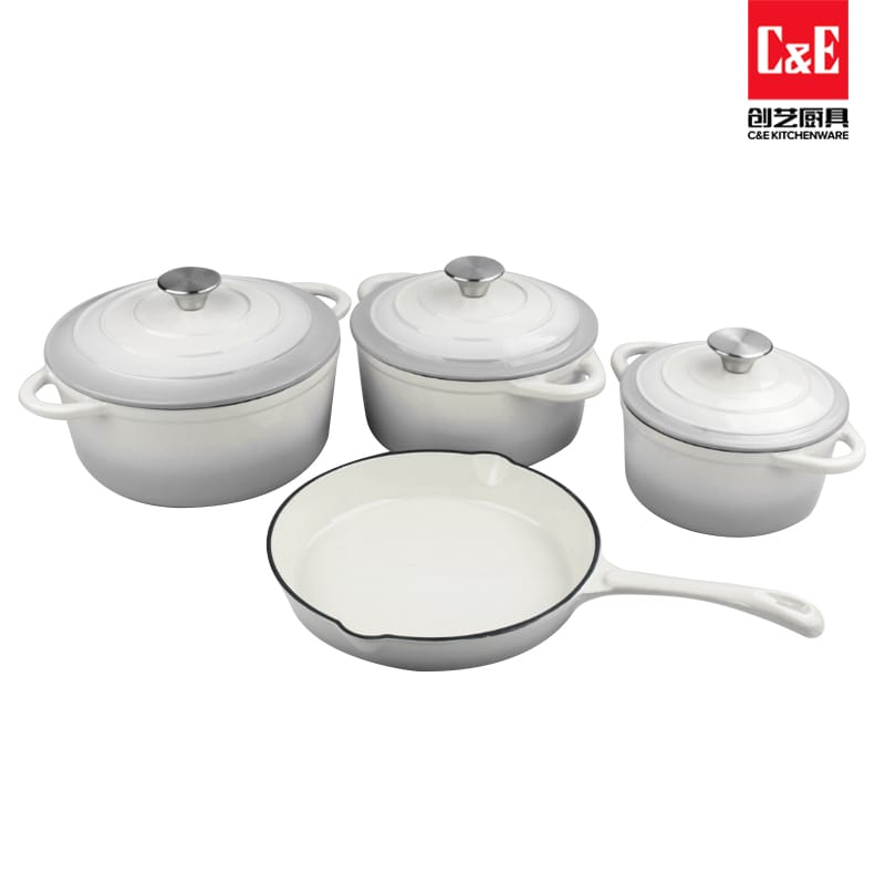 Enamel Cast Iron Cooking Pots_1