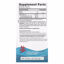 Ultimate Omega 2x, 1120 mg total Omega-3s, Strawberry Flavour