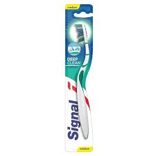 Signal Deep Clean Light Green & White Medium Toothbrush_0