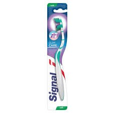 Signal Gum Care Pink & White Soft Toothbrush with V Bristles