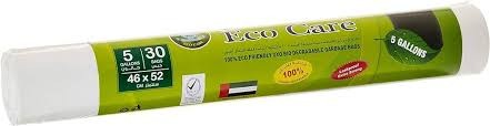 Cosco 2XS White 5 Gallon Garbage Bags (46x52cm)
