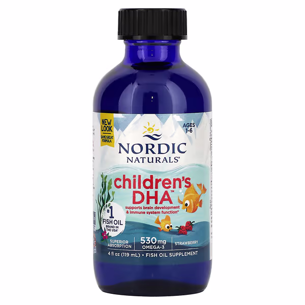 Children's DHA, 530 mg Omega 3, Strawberry Flavour