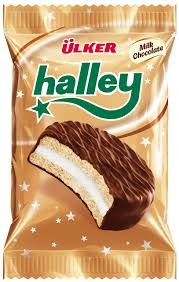 Ulker Halley Milk Chocolate Coated Sandwich Biscuit Filled with Marshmallow_0