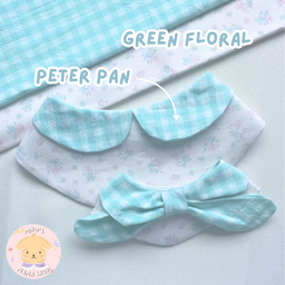 Green Floral Peter Pan Collar (Premium)