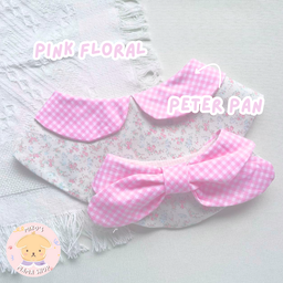 Pink Floral Peter Pan Collar (Premium)