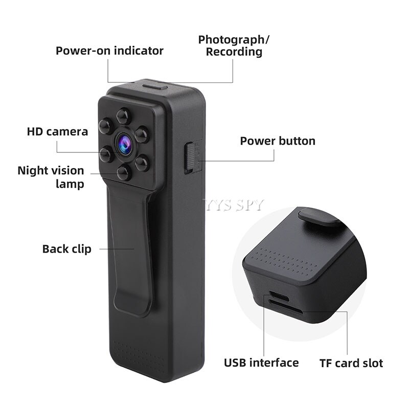 1080P HD Mini Rechargeable Body Hidden Camera Pocket Pen _5