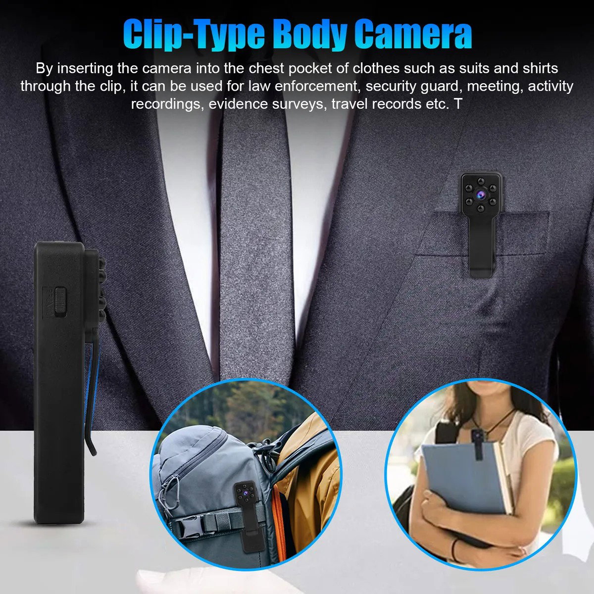 1080P HD Mini Rechargeable Body Hidden Camera Pocket Pen _2