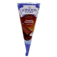 London Dairy Double Chocolate Ice Cream Cone
