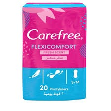 Carefree Small to Medium Cotton Pantyliners Fresh Scent_0