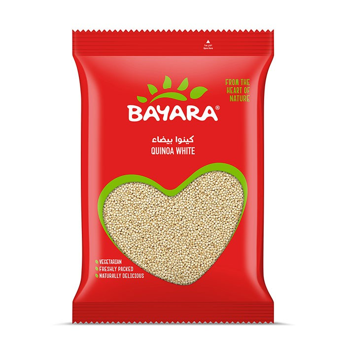 Bayara White Quinoa - no added artificial flavors no added artificial colorants no added artificial preservatives